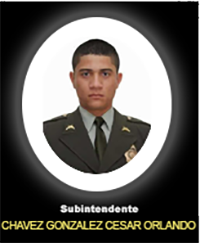Fotograf&iacute;a del Se&ntilde;or Si. Ch&aacute;vez Gonz&aacute;lez C&eacute;sar Orlando quien falleci&oacute; en cumplimiento de su deber.