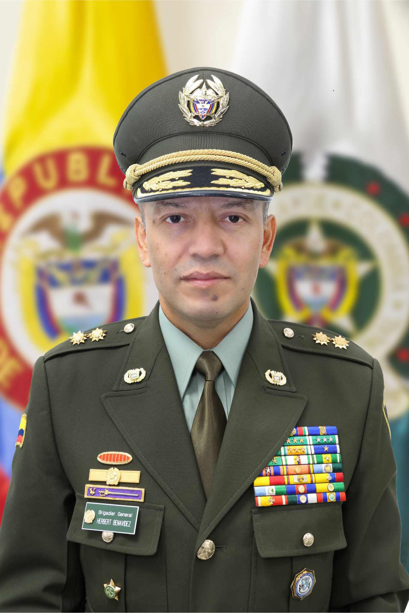Brigadier general Herbert Luguiy Benavidez Valderrama