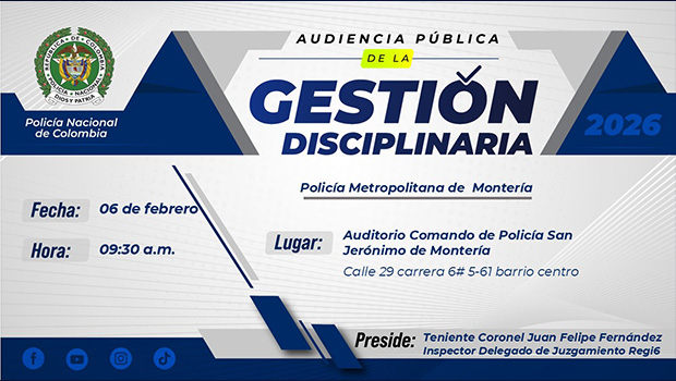 Audiencia P&uacute;blica de la Gesti&oacute;n Disciplinaria 