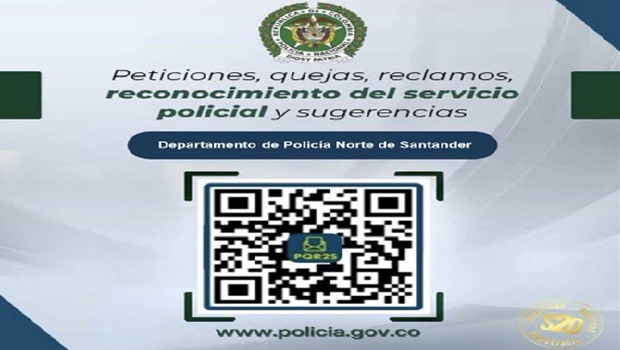 Registre sus PQR2S, en el siguiente QR