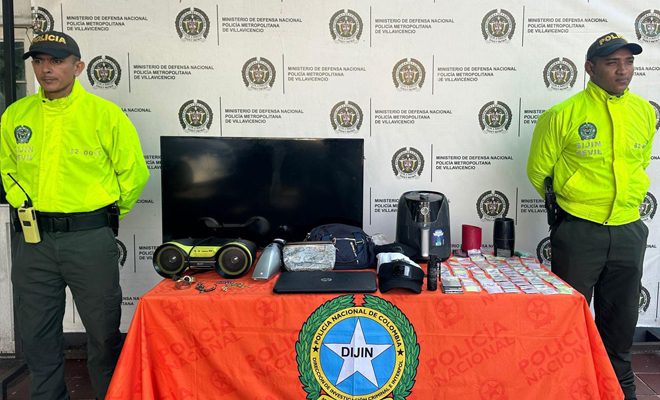 La diligencia judicial se llevó a cabo en el barrio Ciudad Porfía, logrando recuperar varios electrodomésticos y elementos avaluados en cinco millones de pesos.