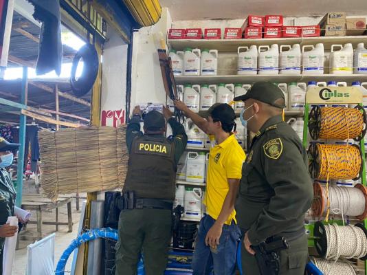 Realizamos campañas para prevenir el hurto al comercio en Magangué