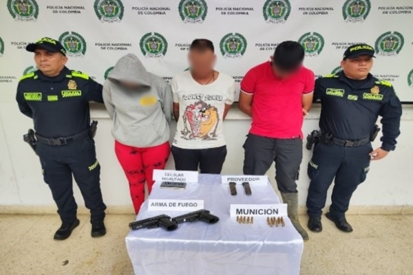 Capturados presuntos integrantes del Frente 37 de las FARC en Gamarra, Cesar