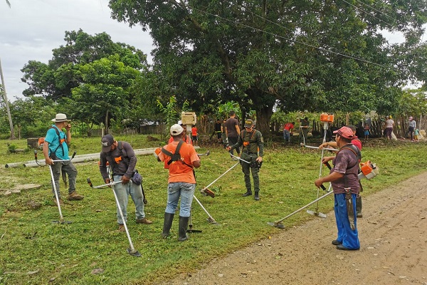 La actividad de participación cívica fue un ejemplo de unión comunitaria.