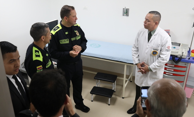 Director General de la Policía Nacional inauguró nueva Unidad de Cardiología en el Hospital Central