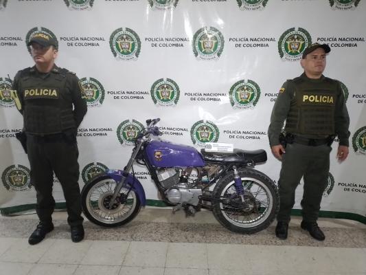Policía Metropolitana de Neiva contundente contra el hurto a motocicletas