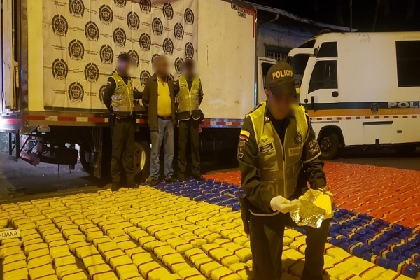 mil kilos de marihuana fueron incautados en vías de Risaralda 