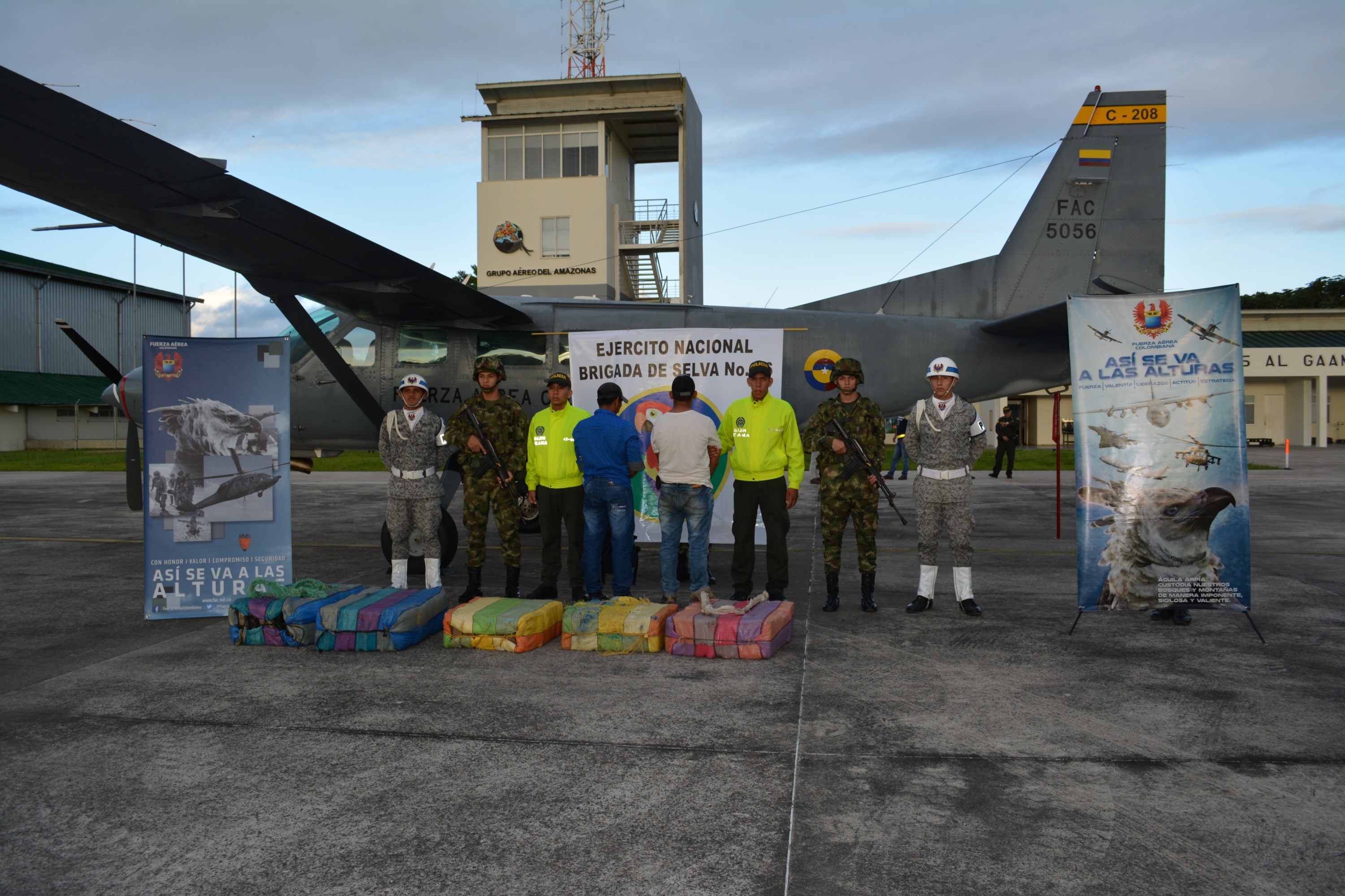 Dos hombres oriundos de la región capturados en operativo.