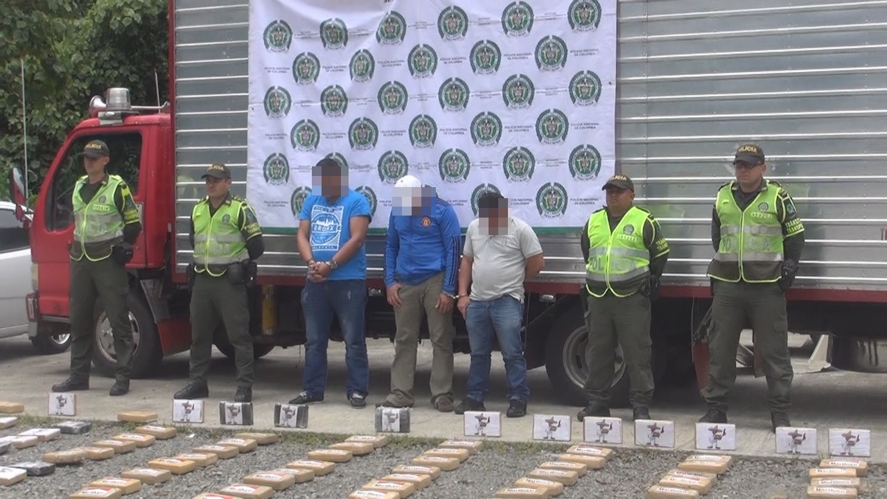 Incautados 270 kilos de cocaina en vías de Risaralda