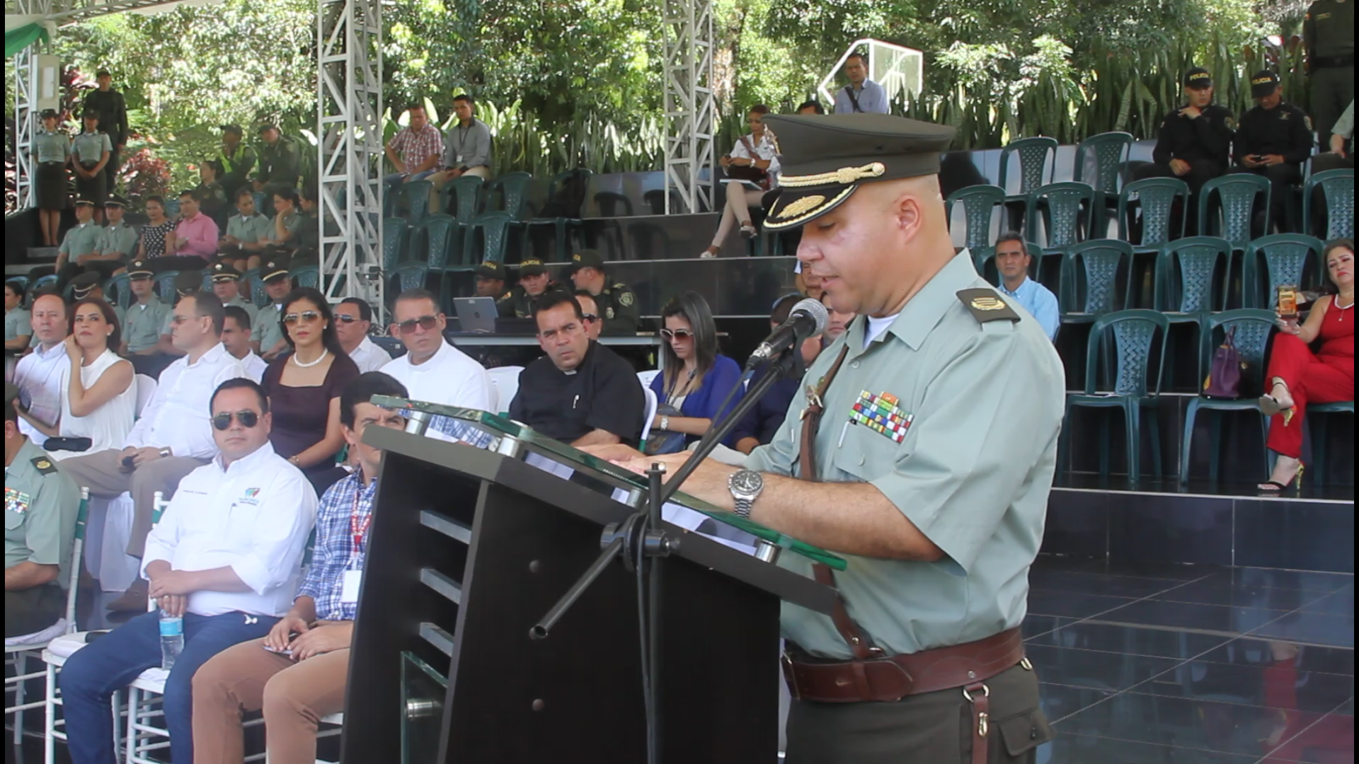 En la Escuela de Carabineros Eduardo Cuevas se llevó a cabo la ceremonia de Transmisión de mando
