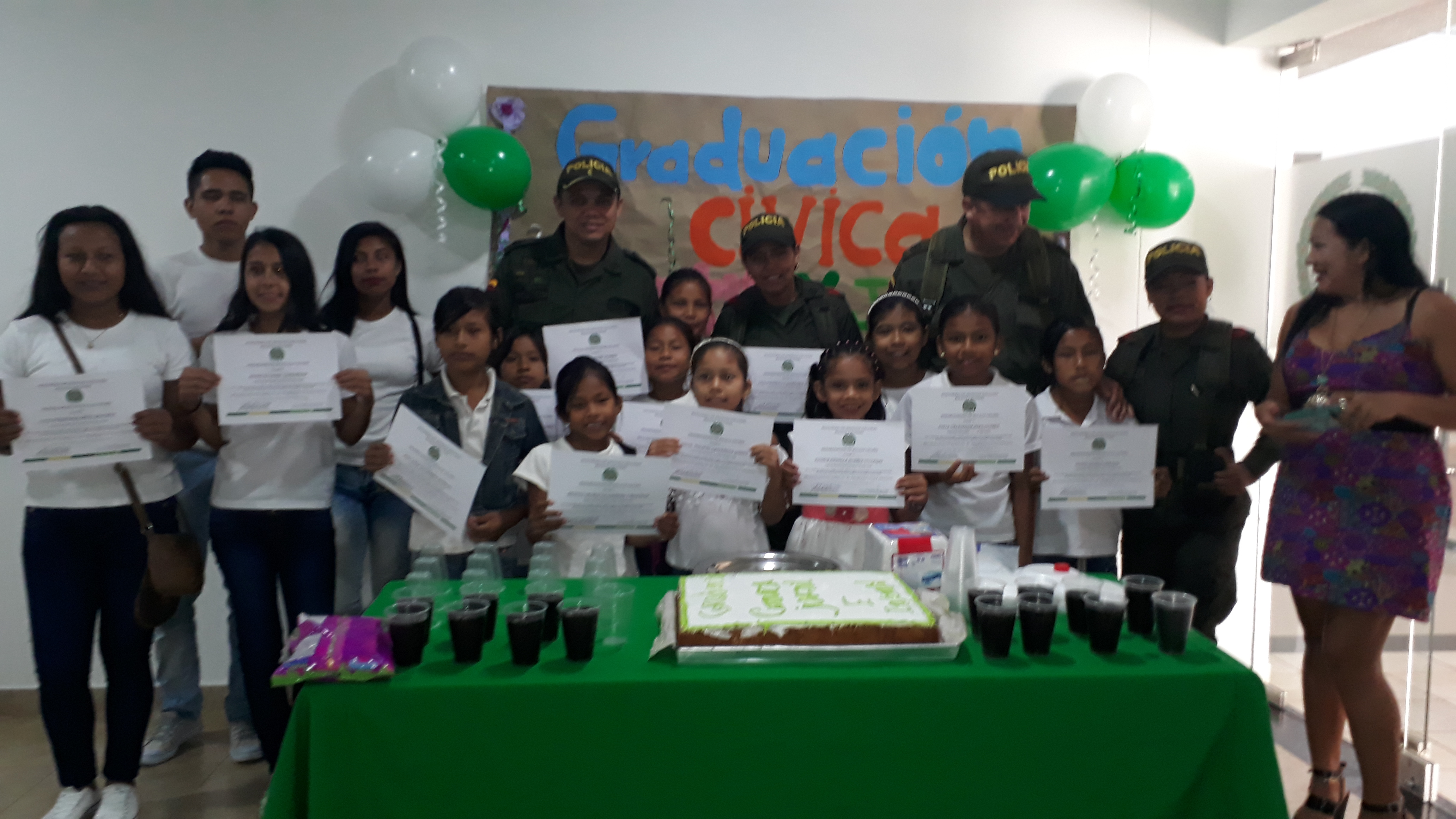 Graduación de nuestros niños indígenas 