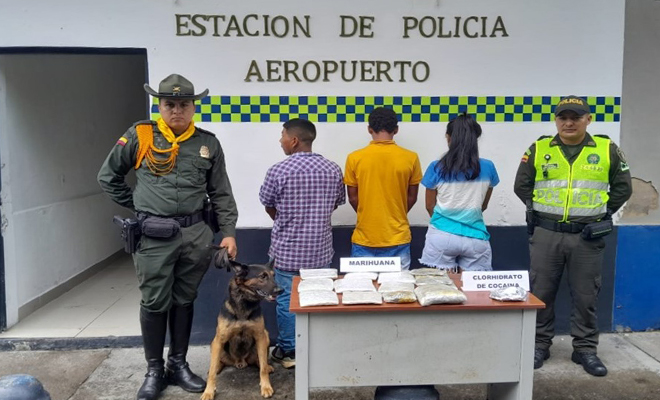 La sustancia fue hallada adherida al cuerpo de los pasajeros que iban con destino a la ciudad de Mitú Vaupés.