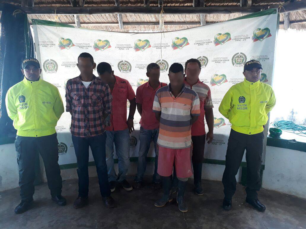 Capturados por minería ilegal 