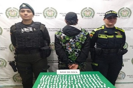 Capturado con 240 envoltorios de "bazuco"