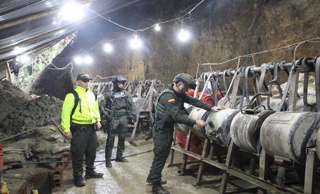 lucha contra la minería ilegal en Antioquia