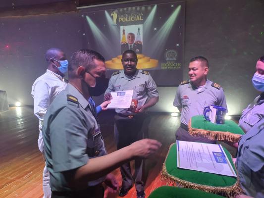 Policías galardonados 