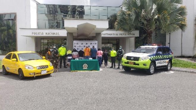 Diez personas capturadas por estupefacientes