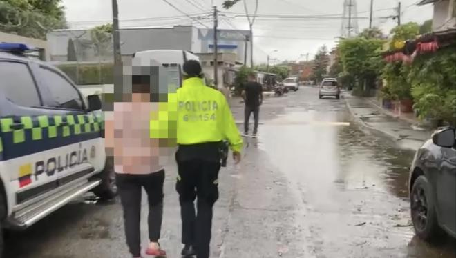 Capturada por el delito de violencia intrafamiliar agravada