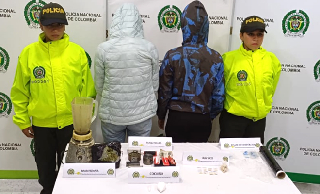 Allanamiento en Acacías permitió la captura de dos mujeres conocidas como "Milagros" y la "Mica" dedicadas al tráfico de estupefacientes