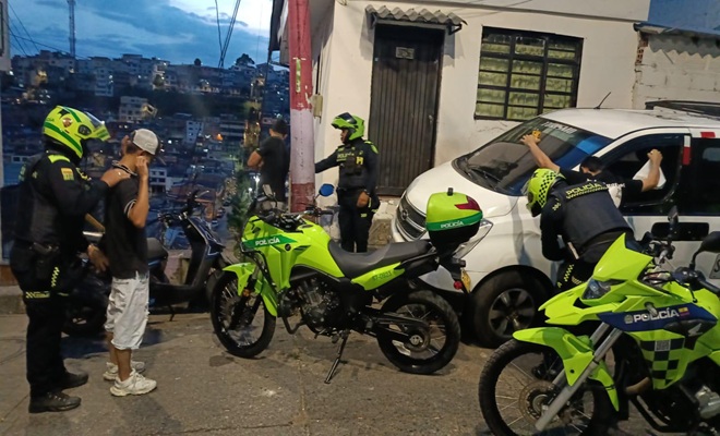 Balance policía fin de semana en Manizales