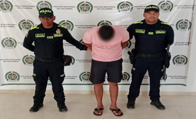 Capturan a presunto fletero en el Cesar con amplio prontuario judicial