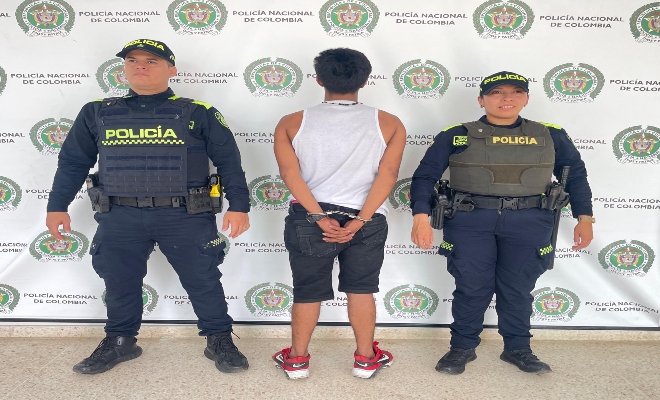 Capturado hombre por tráfico de estupefacientes en el barrio El Berlín