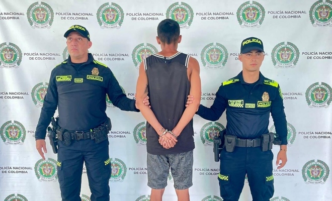 ciudadano capturado por el delito