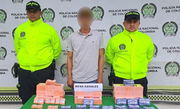 Captura de un ciudadano en Aguachica por chance ilegal