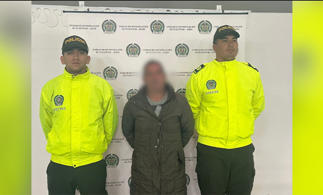 La DIJIN capturó con fines de extradición a un ciudadano colombiano prófugo de la justicia norteamericana, con el apoyo del servicio de Marshals de los Estados Unidos