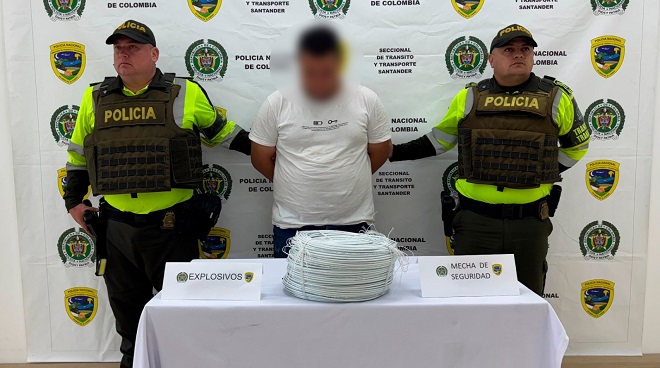 Captura por trafico fabricación o porte de material de guerra