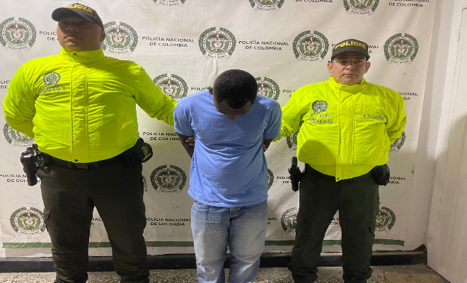 Intervencion de la Policía permitio la captura 