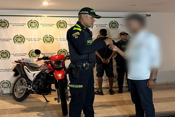 Capturado en Neiva por hurto de motocicleta