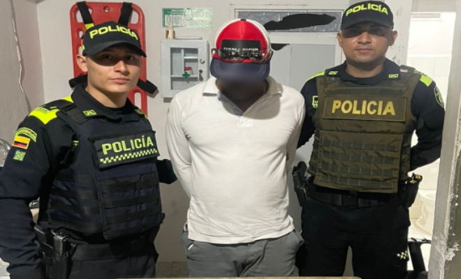 Capturado por porte ilegal de armas de fuego