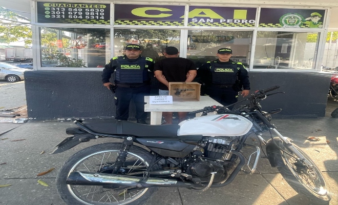 Capturado presunto delincuente por porte ilegal de armas de fuego