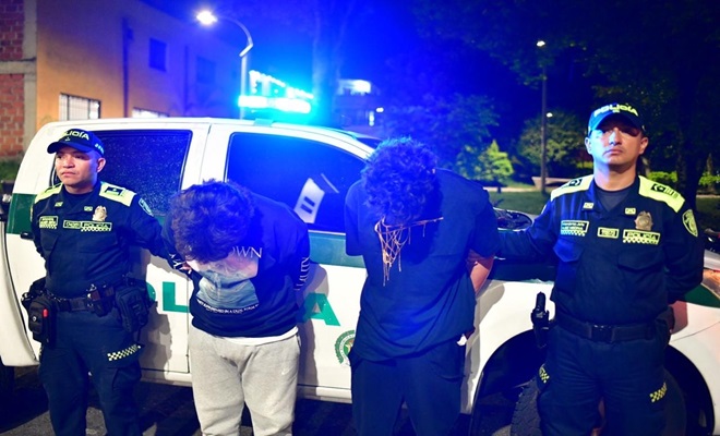 Capturados dos hombres y hurto a establecimiento comercial