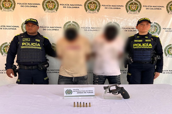 Capturados dos presuntos fleteros en Neiva.