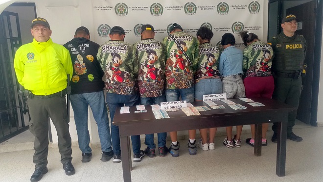 Capturados en Charalá por venta de rifa ilegal