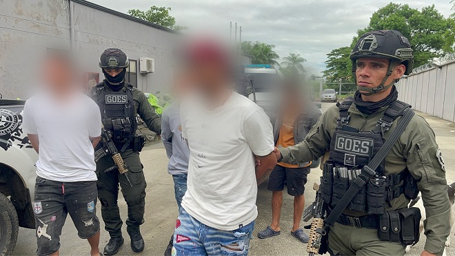 Capturados en operativo entre Policía Nacional y Fuerza Aérea Colombiana