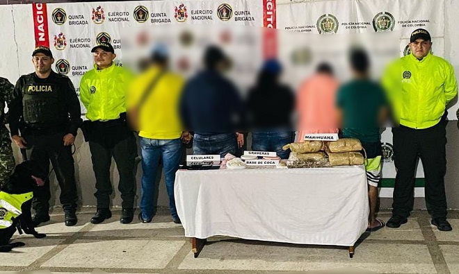 Capturados por microtráfico en sabana de torres