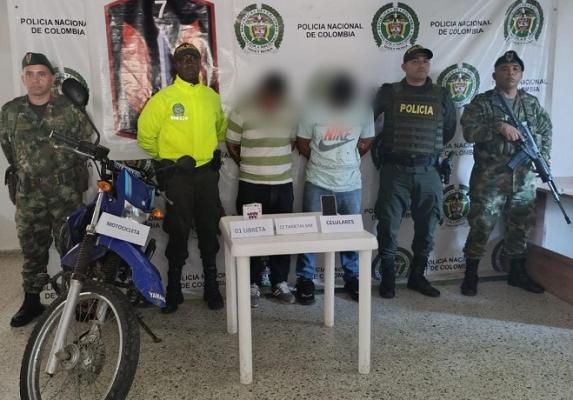 Capturados por realizar cobros extorsivos a gremios económicos en el Meta