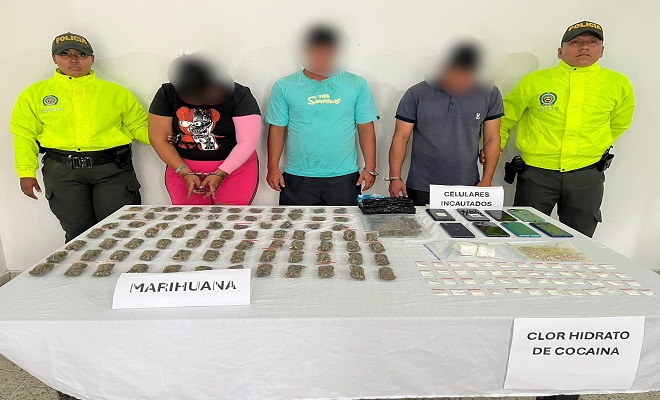 Capturados presuntos expendedores de estupefacientes en el municipio de Sardinata