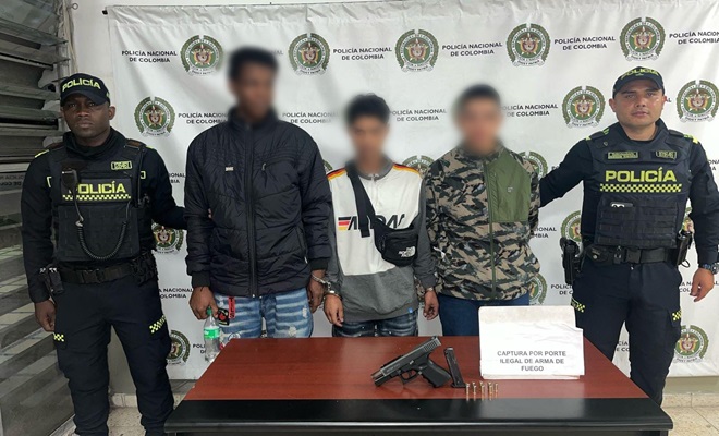 Capturados tres hombre trafico fabricacion o porte de armas