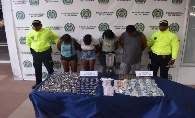 Capturados por trafico de estupefacientes 