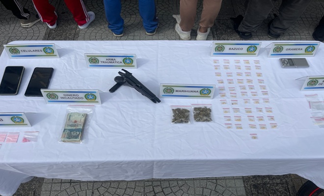 Cinco personas capturadas por el delito de tráfico de estupefacientes en Villamaría