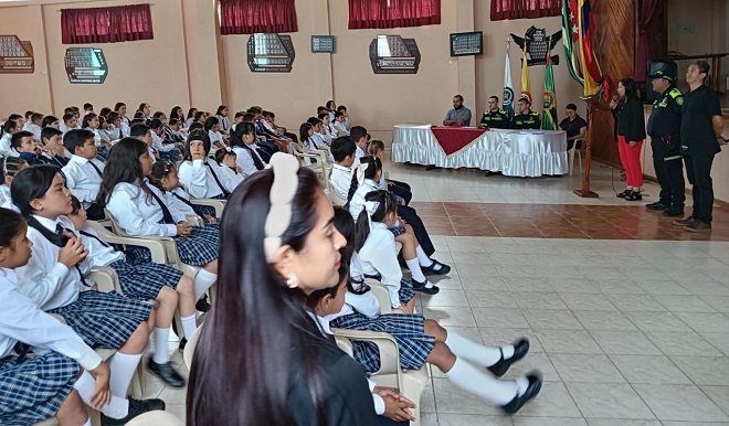 Colegio beneficiado con capacitacion del programa