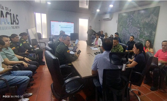 Comit&eacute; de orden p&uacute;blico en Acac&iacute;as