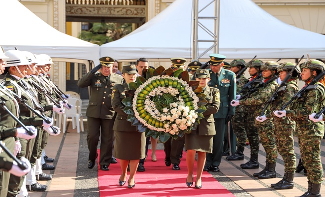 Con inmenso Orgullo Patrio, La Policía Nacional celebró el día de la Independencia