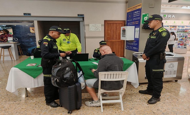 Controles en aeropuerto