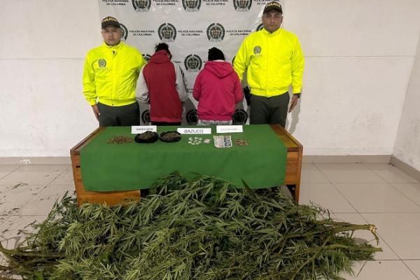 Continúan las acciones de la Policía contra el tráfico de estupefacientes en los microterritorios, dos personas fueron capturadas en Filadelfia