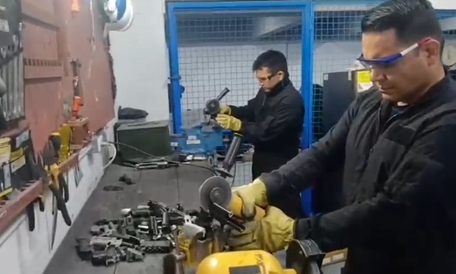 Destrucción de armas traumáticas